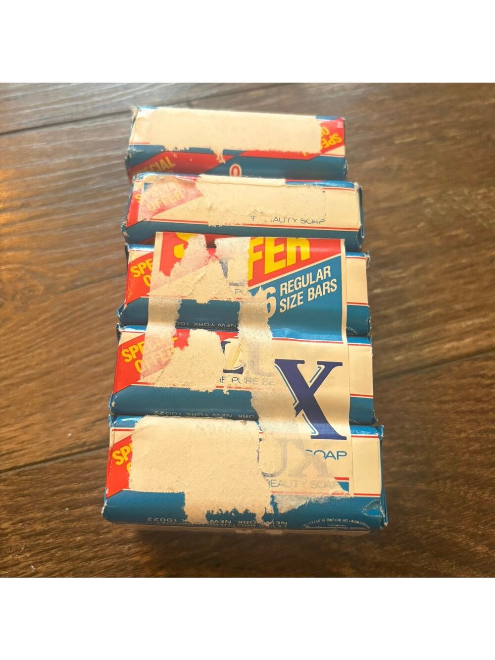 Vintage Lux The Pure Beauty Soap Bar Lot of 5 3.5 oz Bars Regular Size Sealed